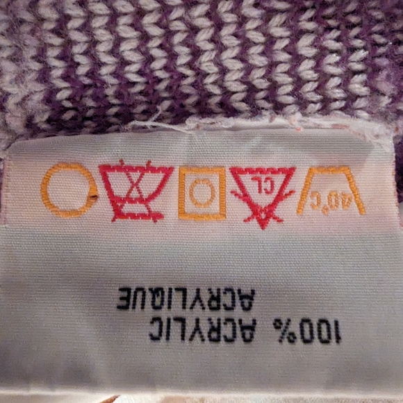 80's Vintage Wool Women's Sweater Dress Size Small SNAP INTERNATIONALE - Picture 5 of 7